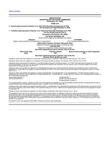 Vorschaubild Tile Shop Holdings 10-K Jahresbericht 2020