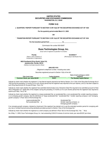 Thumbnail Duos Technologies Group 10-Q Quarterly Report FY2020 