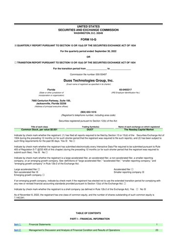 Thumbnail Duos Technologies Group 10-Q Quarterly Report FY2022 