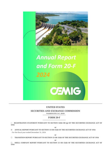 Thumbnail Cemig 20-F Annual Report 2024