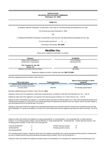 Thumbnail NextNav 10-K Annual Report 2025