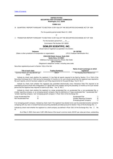 Thumbnail Semler Scientific
 10-Q Quarterly Report FY2023 