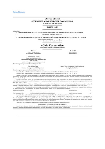 Thumbnail eGain 10-K Annual Report 2015