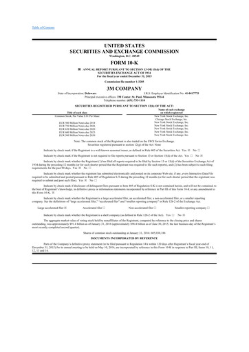 Thumbnail 3M 10-K Annual Report 2015