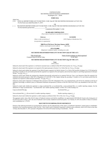 Thumbnail Seaboard Corporation 10-K Annual Report 2015