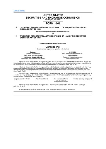 Miniature Avalo Therapeutics 10-Q Rapport trimestriel 2016 