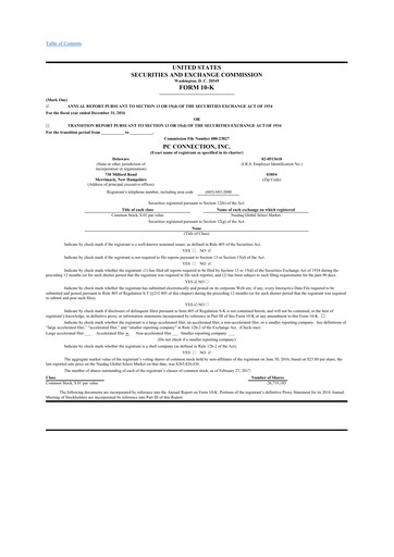 Thumbnail PC Connection
 10-K Annual Report 2016