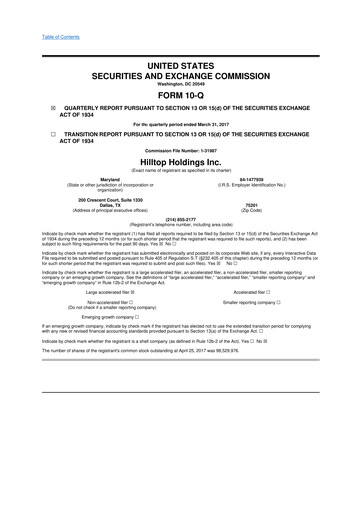 Thumbnail Hilltop Holdings 10-Q Quarterly Report FY2017 