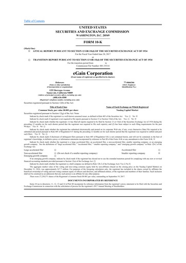 Thumbnail eGain 10-K Annual Report 2017