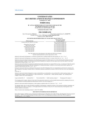 Thumbnail 3M 10-K Annual Report 2017