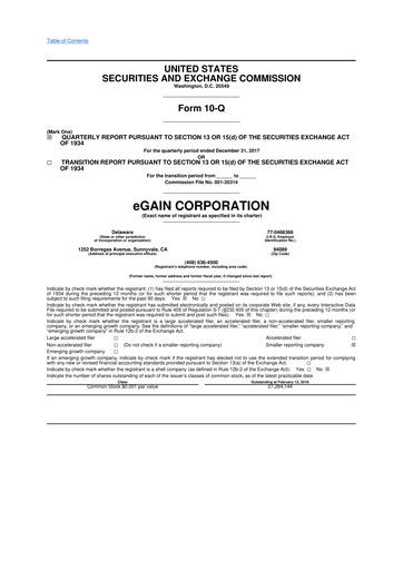 Thumbnail eGain 10-Q Quarterly Report FY2018 