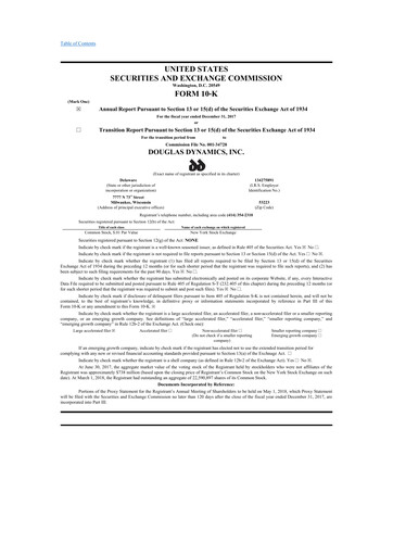 Thumbnail Douglas Dynamics
 10-K Annual Report 2017