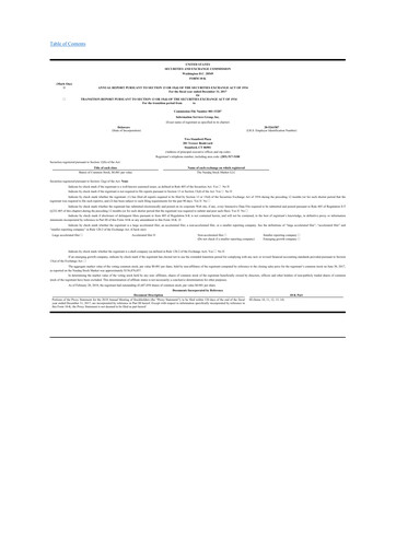 Thumbnail Information Services Group 10-K Annual Report 2017