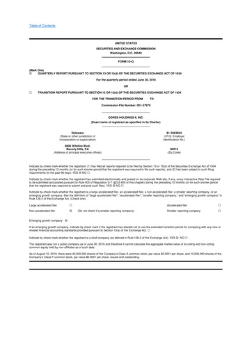Thumbnail Verra Mobility 10-Q Quarterly Report FY2018 