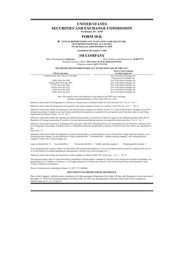 Thumbnail 3M 10-K Annual Report 2018