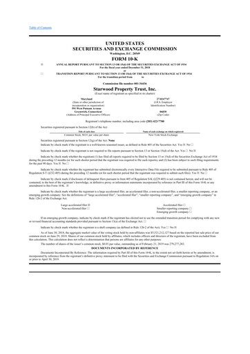 Thumbnail Starwood Property Trust 10-K Annual Report 2018