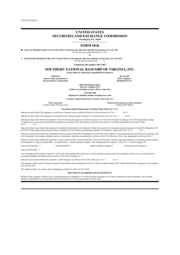 Thumbnail Primis Financial 10-K Annual Report 2018