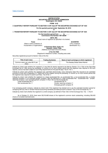 Thumbnail Stellar Bancorp 10-Q Quarterly Report FY2019 