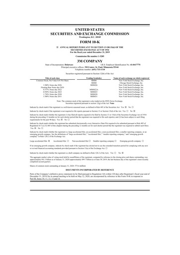 Thumbnail 3M 10-K Annual Report 2019