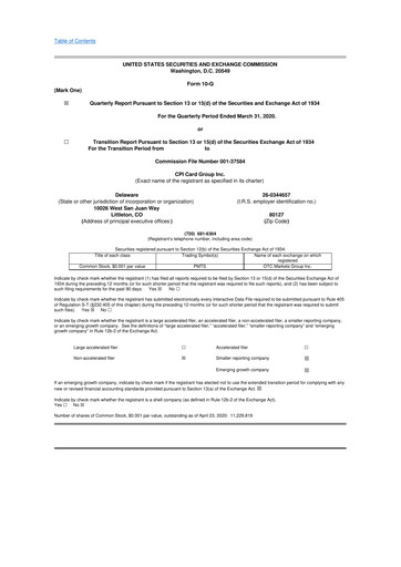 Thumbnail CPI Card Group 10-Q Quarterly Report FY2020 