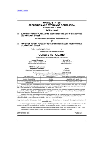 Thumbnail QVC Group 10-Q Quarterly Report FY2020 
