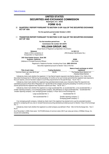 Thumbnail Willdan Group
 10-Q Quarterly Report FY2020 