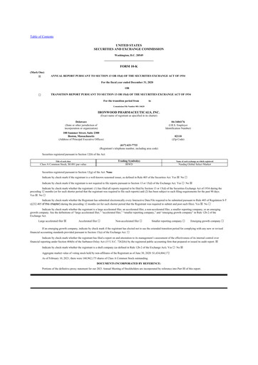 Thumbnail Ironwood Pharmaceuticals
 10-K Annual Report 2020