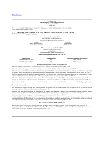 Vorschaubild Impac Mortgage Holdings 10-K Jahresbericht 2020