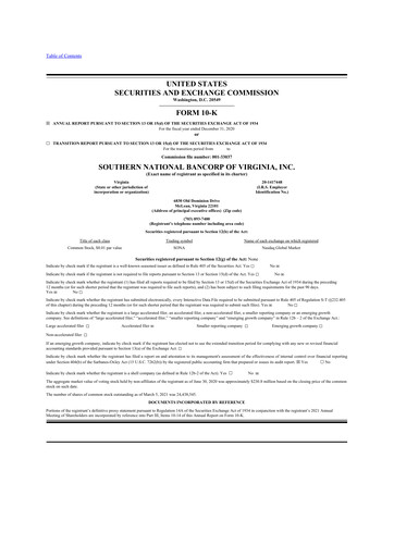 Thumbnail Primis Financial 10-K Annual Report 2020