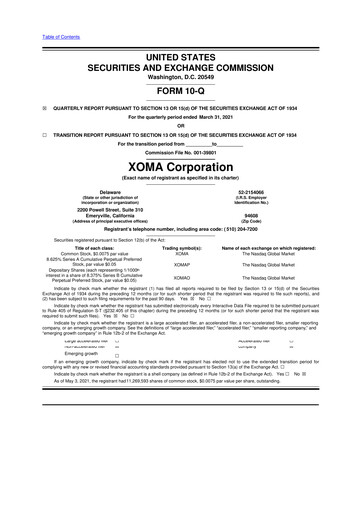 Thumbnail XOMA Royalty 10-Q Quarterly Report FY2021 