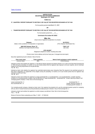Thumbnail iBio 10-Q Quarterly Report FY 