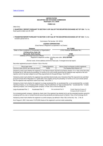 Thumbnail Liquidia Corporation 10-Q Quarterly Report FY 