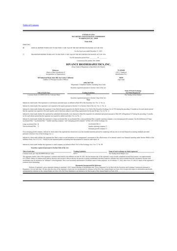 Thumbnail Iovance Biotherapeutics
 10-K Annual Report 2021