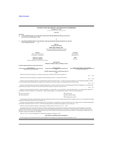 Miniature PDF Solutions 10-K Rapport annuel 2021