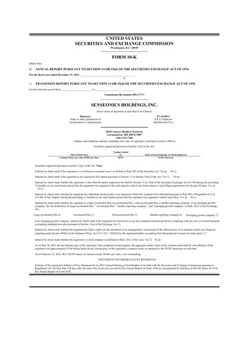 Thumbnail Senseonics Holdings
 10-K Annual Report 2021