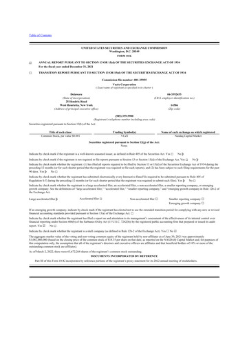 Thumbnail Vuzix
 10-K Annual Report 2021