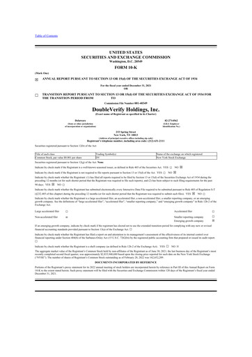 Thumbnail DoubleVerify 10-K Annual Report 2021