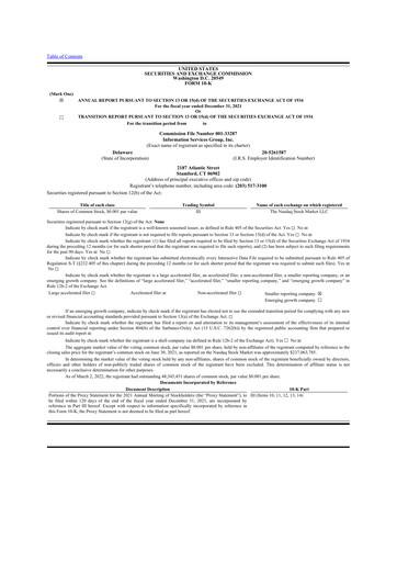 Thumbnail Information Services Group 10-K Annual Report 2021