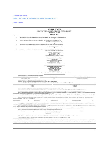 Thumbnail Nebius Group 20-F Annual Report 2021