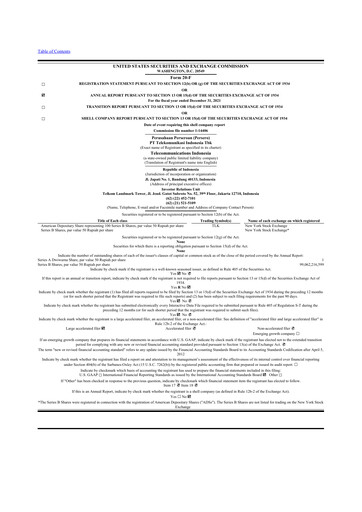 Thumbnail Telkom Indonesia 20-F Annual Report 2021