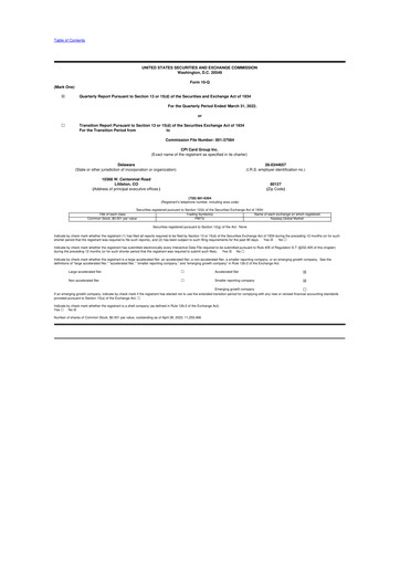 Thumbnail CPI Card Group 10-Q Quarterly Report FY2022 