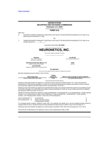 Thumbnail Neuronetics 10-Q Quarterly Report FY2022 