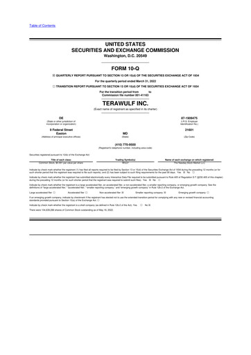 Miniature TeraWulf 10-Q Rapport trimestriel 2022 