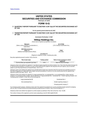Thumbnail Hilltop Holdings 10-Q Quarterly Report FY2022 