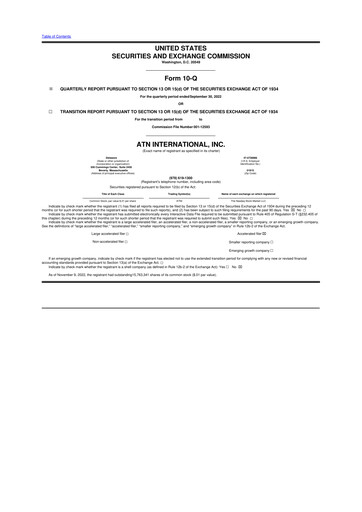 Thumbnail ATN International 10-Q Quarterly Report FY2022 
