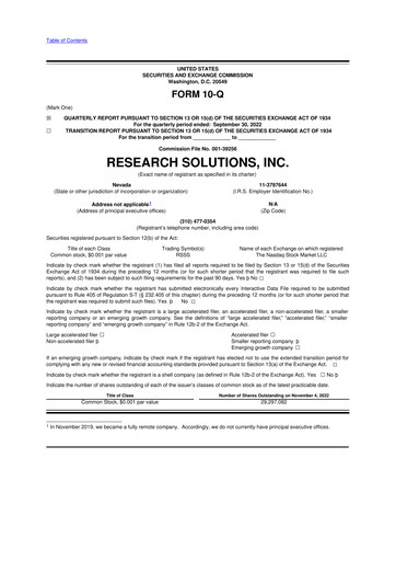 Thumbnail Research Solutions 10-Q Quarterly Report FY2023 