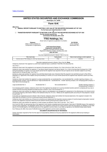 Thumbnail TTEC 10-K Annual Report 2022