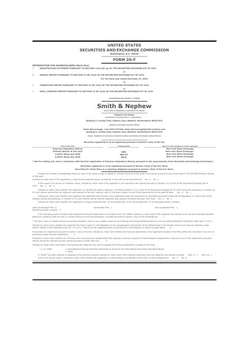 Thumbnail Smith & Nephew
 20-F Annual Report 2022