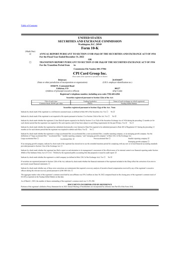 Thumbnail CPI Card Group 10-K Annual Report 2022