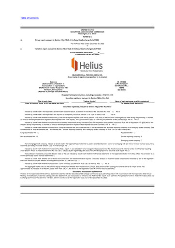 Vorschaubild Solana Company 10-K Jahresbericht 2022